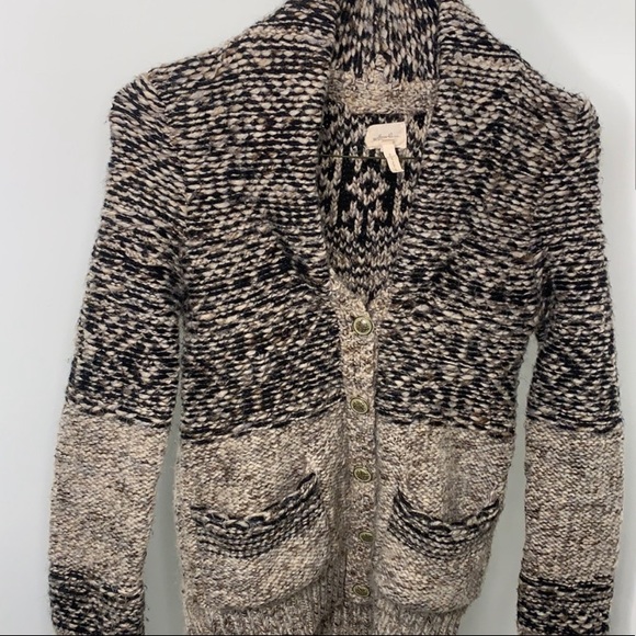 Aritzia Wilfred Free Nord Wool Button Up Cardigan Sweater - Picture 2 of 8